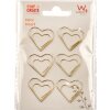 Walther Clip decorative in metallo PIMP AND CREATE Heart 6 pezzi