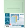 Cartella SuperBüro SUPER 210 verde chiaro 3 lembi A4 confezione da 50 pezzi