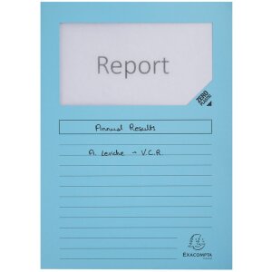 Cartelle a finestra Exacompta 160g DIN A4 colorate 100pz 22x31cm Eco-Friendly