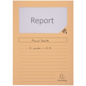 Cartelle a finestra Exacompta 160g DIN A4 colorate 100pz 22x31cm Eco-Friendly
