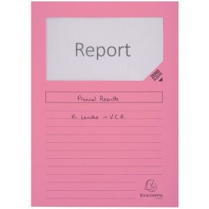 Cartelle a finestra Exacompta 160g DIN A4 colorate 100pz 22x31cm Eco-Friendly
