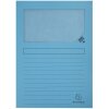 Cartelle a finestra Exacompta 160g DIN A4 colorate 100pz 22x31cm Eco-Friendly