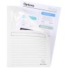 Exacompta 100 Cartelle a finestra DIN A4 160g senza plastica SUPER Bianco