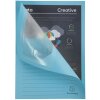 EXACOMPTA Cartelle a finestra 160g DIN A4 22x31cm SUPER azzurro 100 pezzi