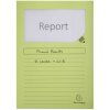 Exacompta confezione da 100 cartelline a finestra 22x31 cm DIN A4 senza plastica 160g verde chiaro