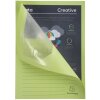Exacompta confezione da 100 cartelline a finestra 22x31 cm DIN A4 senza plastica 160g verde chiaro