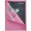 EXACOMPTA 55500E Cartella a finestra SUPER Rosa A4 160g 100 pezzi Eco