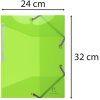 Cartella Exacompta 3 lembi elasticizzata Iderama A4 Verde anice