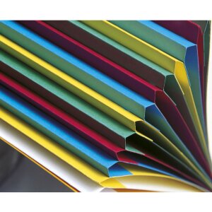 Cartella 12 pezzi a4 armonica blu