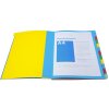 Cartella 12 pezzi a4 armonica blu