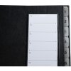Exacompta Cartella Ordonator 12 pezzi 1-12 linguette nero