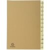 Exacompta organizer 24 scomparti A-Z Kraft DIN A4 25x33 cm