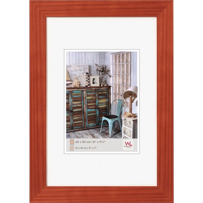 Cornice di legno Grado - 10x15 cm - albicocca