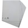 Registro Exacompta A4+ PP riciclato grigio 120µ schede stampate 1-31