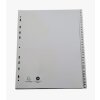 Registro Exacompta A4+ PP riciclato grigio 120µ schede stampate 1-31