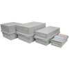 Exacompta 52340D Scatola schedario DIN A5 grigio chiaro