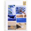 Confezione da 100 tasche portadepliant perforate in PVC liscio 80µ DIN A4 alto