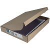 Confezione da 100 tasche portadepliant perforate in PVC liscio 80µ DIN A4 alto