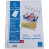 Exacompta 100 tasche per brochure, aperte in alto e lateralmente, lisce A4