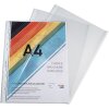 Exacompta 100 tasche per brochure, aperte in alto e lateralmente, lisce A4