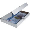 Exacompta 100 tasche per brochure, aperte in alto e lateralmente, lisce A4