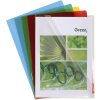 Exacompta 100 cartelline lisce in PVC solido 130µ DIN A4 assortite
