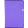 Exacompta 661205E 100 cartelline in PVC 130µ DIN A4 viola