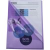 Exacompta 661205E 100 cartelline in PVC 130µ DIN A4 viola