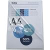 Exacompta 661230E 100 tasche portadocumenti in PVC 130µ DIN A4 cristallo