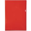 Tasche portadocumenti Exacompta 130µ DIN A4 rosso 100 pezzi PVC liscio