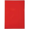 Tasche portadocumenti Exacompta 130µ DIN A4 rosso 100 pezzi PVC liscio