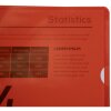 Tasche portadocumenti Exacompta 130µ DIN A4 rosso 100 pezzi PVC liscio