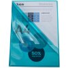 Confezione da 100 cartelline Exacompta, lisce, resistenti in PVC 130µ DIN A4 verde