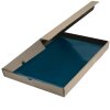 Confezione da 100 cartelline Exacompta, lisce, resistenti in PVC 130µ DIN A4 verde
