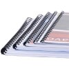 Exacompta Box 100 Spirale 12 mm PVC per rilegatura DIN A4 Nero