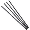 Exacompta 76101E 25 spirali di rilegatura in PVC 6mm per DIN A4 nero 21 anelli per 20 fogli