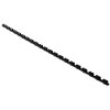 Exacompta 76101E 25 spirali di rilegatura in PVC 6mm per DIN A4 nero 21 anelli per 20 fogli