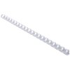Exacompta spirali 12 mm PVC 25 pezzi DIN A4 bianco per un massimo di 90 fogli