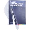 Exacompta 100 confezioni di copertine in PVC 300µ DIN A4 Crystal
