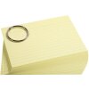 Exacompta 50 Flashcards con anelli foderati DIN A7