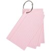 Exacompta 50 Flashcards con anelli foderati DIN A7