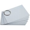 Exacompta 50 Flashcards con anelli foderati DIN A7
