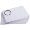 Exacompta 50 Flashcards con anelli foderati DIN A7