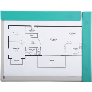 Appunti magnetici con copertina in plastica per A4 -...