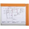 Exacompta 19394E Cartella magnetica A4 copertina in plastica arancione