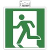 Cartello di evacuazione a sinistra 20 cm