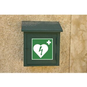 Cartello adesivo defibrillatore 20 cm