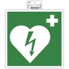 Cartello adesivo defibrillatore 20 cm
