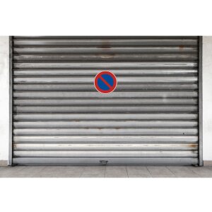 Cartello adesivo di divieto di sosta da 30 cm
