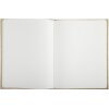 Libro degli ospiti Kraft 27x22 cm con finiture dorate